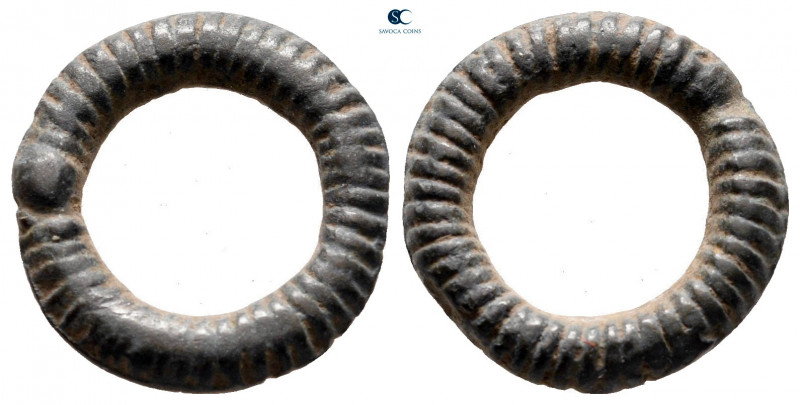 Central Europe. Uncertain mint 300-200 BC. proto-currency
Ring money AE

18 m...
