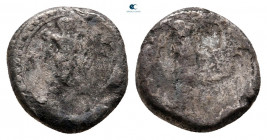 Bruttium. Kaulonia circa 480-388 BC. Obol AR