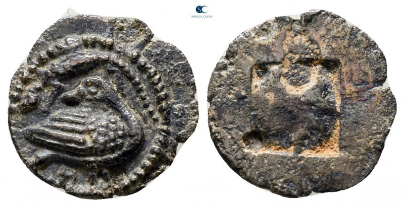Macedon. Eion circa 460-400 BC. 
Obol AR

13 mm, 0,79 g



very fine