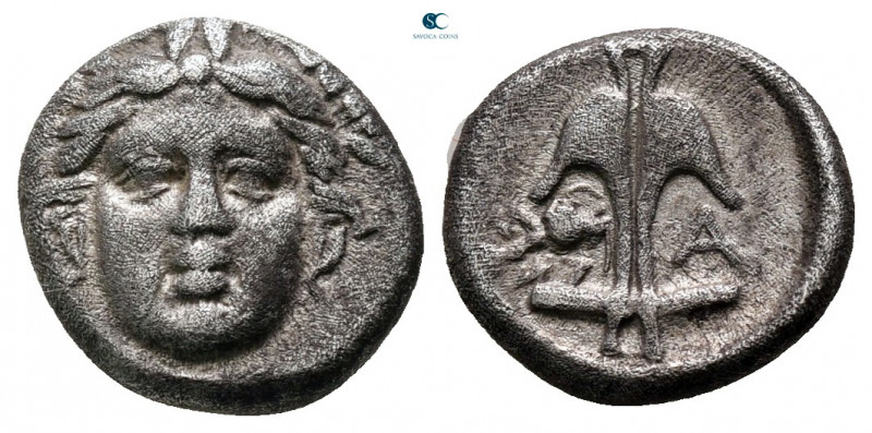 Thrace. Apollonia Pontica after circa 320 BC. 
Hemidrachm AR

11 mm, 1,34 g
...