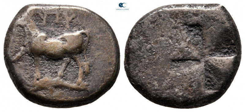 Thrace. Byzantion circa 340-320 BC. 
Siglos AR

16 mm, 5,11 g



nearly v...