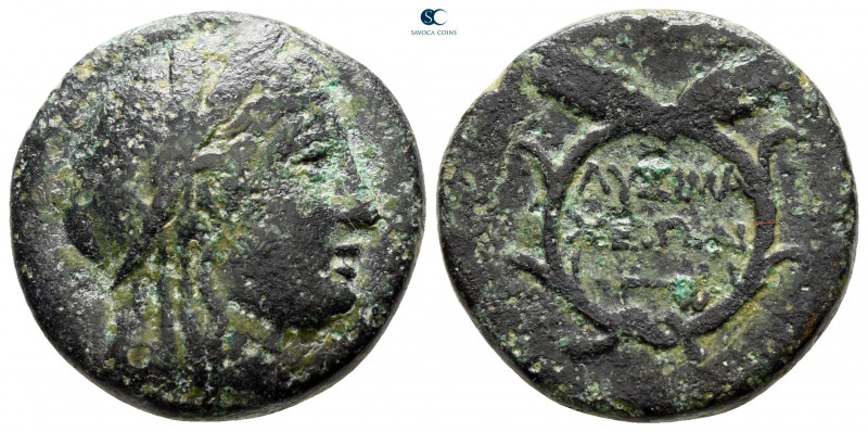 Thrace. Lysimacheia circa 305-281 BC. 
Bronze Æ

22 mm, 8,17 g



nearly ...