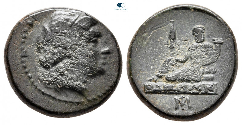 Thrace. Odessos circa 270-250 BC. 
Bronze Æ

17 mm, 3,80 g



very fine