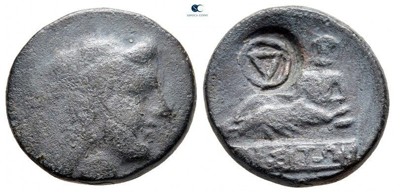 Thrace. Odessos circa 270-250 BC. 
Bronze Æ

18 mm, 4,76 g



nearly very...