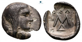 Kings of Thrace. Odrysian. Saratokos circa 407-369 BC. Obol AR