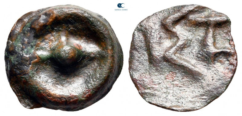 Moesia. Istrus circa 420-400 BC. 
Cast Coinage Æ

15 mm, 1,56 g



very f...