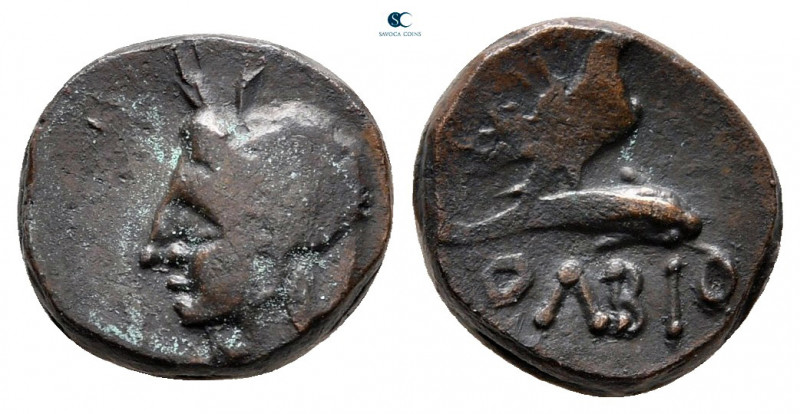 Scythia. Olbia circa 380-360 BC. 
Bronze Æ

11 mm, 1,61 g



nearly very ...