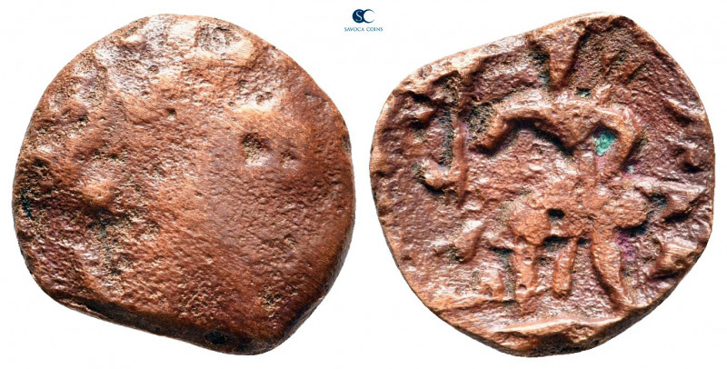 Kings of Illyria. Ballaios 217-182 BC. 
Bronze Æ

15 mm, 2,08 g



fine