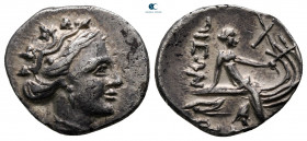 Euboea. Histiaia circa 300-100 BC. Tetrobol AR