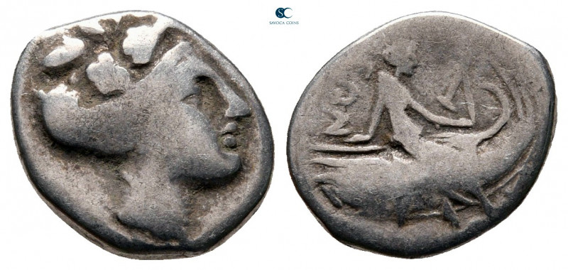 Euboea. Histiaia circa 300-100 BC. 
Tetrobol AR

12 mm, 1,88 g



fine