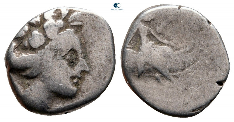 Euboea. Histiaia circa 300-100 BC. 
Tetrobol AR

12 mm, 1,71 g



fine