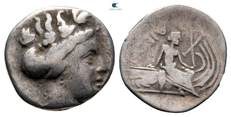 Euboea. Histiaia circa 300-100 BC. 
Tetrobol AR

12 mm, 1,69 g



fine