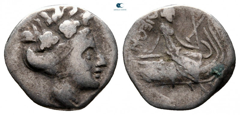 Euboea. Histiaia circa 300-100 BC. 
Tetrobol AR

12 mm, 1,41 g



fine