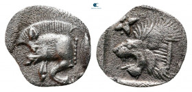 Mysia. Kyzikos circa 525-475 BC. Hemiobol AR