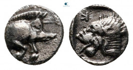 Mysia. Kyzikos circa 450-400 BC. Hemiobol AR