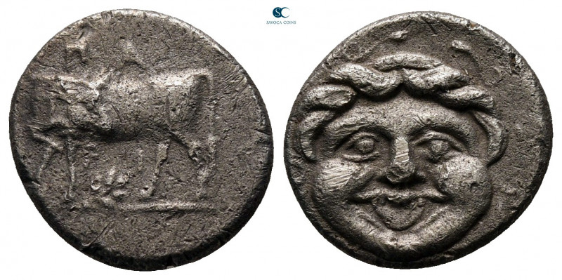 Mysia. Parion circa 400-300 BC. 
Hemidrachm AR

14 mm, 2,22 g



nearly v...