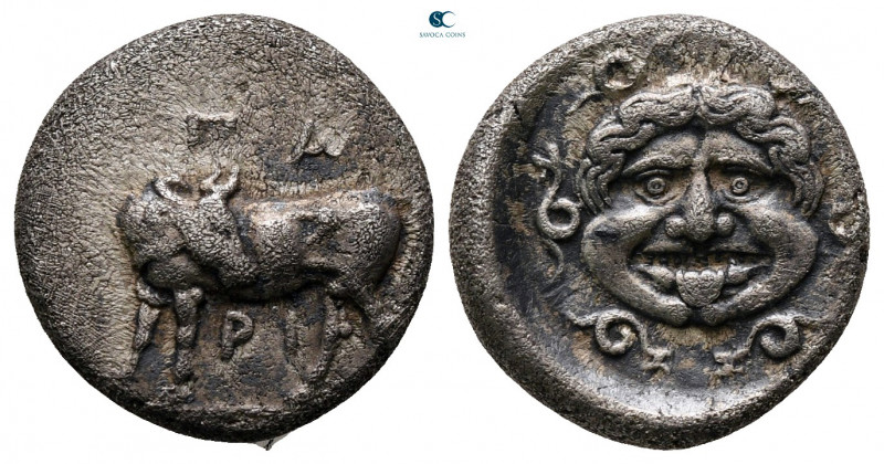 Mysia. Parion circa 400-300 BC. 
Hemidrachm AR

14 mm, 2,32 g



very fin...