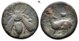 Ionia. Ephesos circa 390-300 BC. Bronze Æ