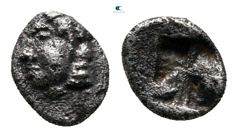 Ionia. Kolophon circa 530-500 BC. 
Tetartemorion AR

6 mm, 0,14 g



near...