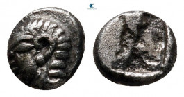 Ionia. Kolophon circa 530-500 BC. Tetartemorion AR