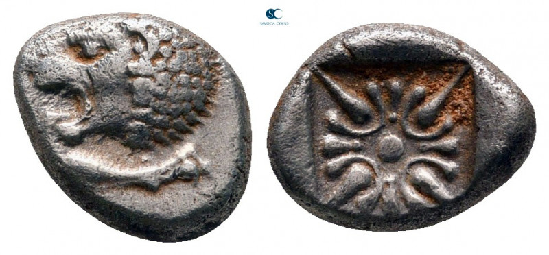 Ionia. Miletos circa 525-475 BC. 
Diobol AR

11 mm, 1,16 g



very fine