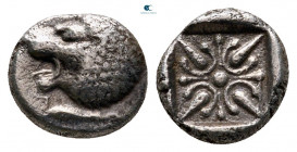 Ionia. Miletos circa 525-475 BC. Diobol AR