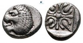 Ionia. Miletos circa 525-475 BC. Diobol AR