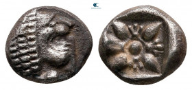 Ionia. Miletos circa 525-475 BC. From the Tareq Hani collection. Diobol AR
