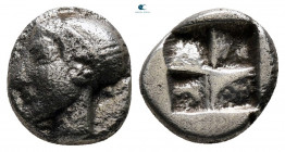 Ionia. Phokaia circa 521-478 BC. Diobol AR