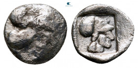 Islands off Caria. Rhodos. Ialysos circa 480-408 BC. Obol AR