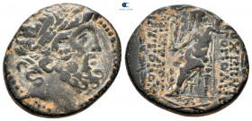 Seleucis and Pieria. Antioch circa 100-0 BC. Bronze Æ