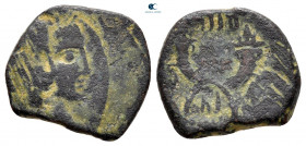 Nabataean Kingdom. Petra. Aretas IV, with Shaqilat 9 BC-AD 40. Bronze Æ