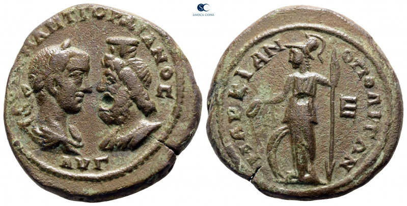 Moesia Inferior. Marcianopolis. Gordian III AD 238-244. 
Pentassarion Æ

28 m...