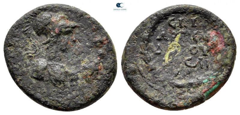 Asia Minor. Uncertain mint. Pseudo-autonomous issue AD 1-200. 
Bronze Æ

16 m...