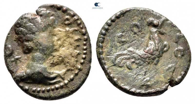 Pisidia. Antioch. Pseudo-autonomous issue AD 138-161. 
Bronze Æ

13 mm, 1,24 ...