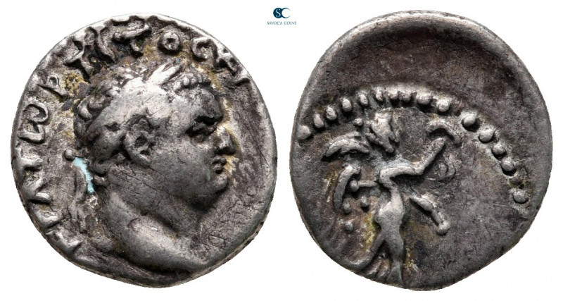 Cappadocia. Caesarea. Titus AD 79-81. 
Hemidrachm AR

14 mm, 1,76 g



ve...