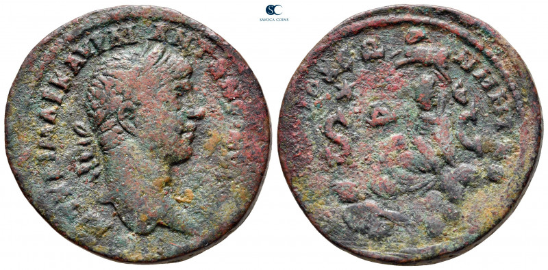 Seleucis and Pieria. Antioch. Elagabal AD 218-222. 
Bronze Æ

32 mm, 20,73 g...