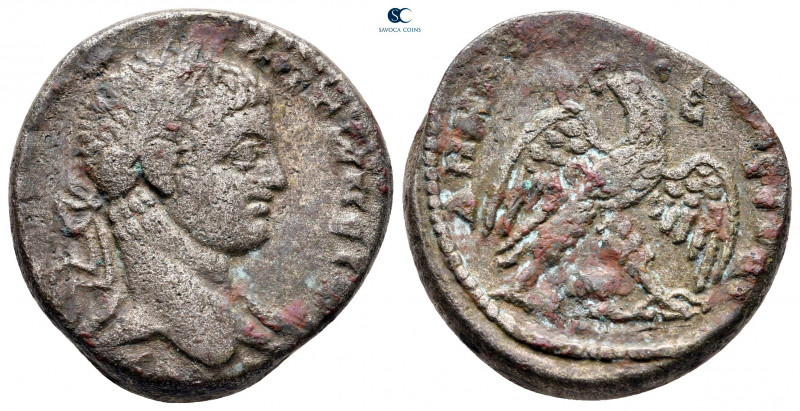 Seleucis and Pieria. Antioch. Elagabal AD 218-222. 
Billon-Tetradrachm

22 mm...