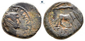 Judaea. Caesarea Maritima. Hadrian AD 117-138. From the Tareq Hani collection. Bronze Æ