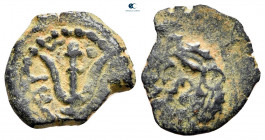Judaea. Jerusalem. Herodians. Herod II Archelaus 4 BCE-CE 6. From the Tareq Hani collection. Prutah Æ