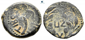 Judaea. Jerusalem. Procurators. Pontius Pilate CE 26-36. From the Tareq Hani collection. Prutah Æ