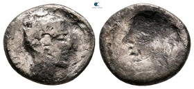 M. Porcius Cato 89 BC. Rome. Brockage Quinarius AR