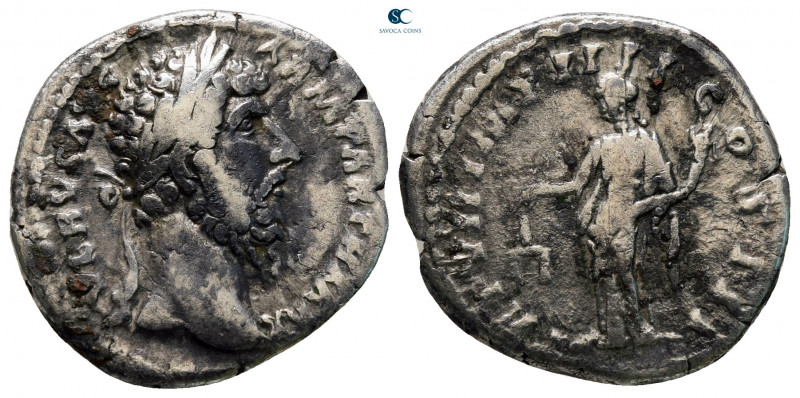 Lucius Verus AD 161-169. Rome
Denarius AR

19 mm, 3,35 g



nearly very f...