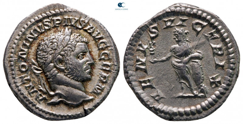 Caracalla AD 198-217. Rome
Denarius AR

19 mm, 3,33 g



nearly extremely...