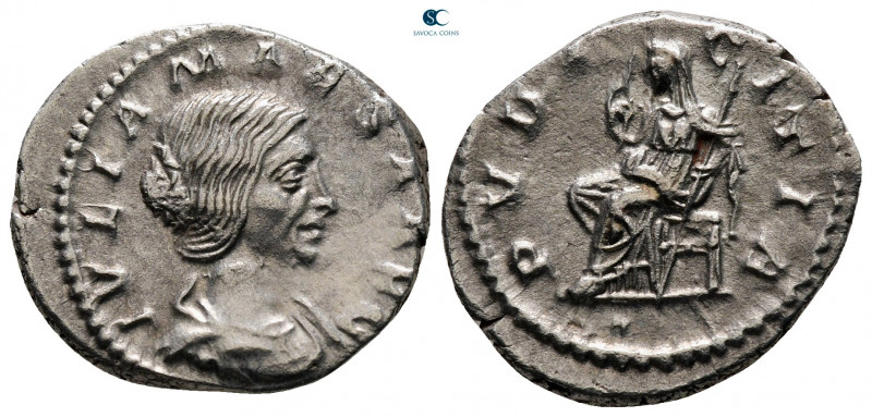 Julia Maesa. Augusta AD 218-224. Rome
Denarius AR

20 mm, 2,96 g



very ...