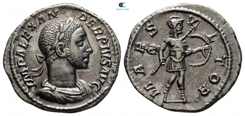 Severus Alexander AD 222-235. Rome
Denarius AR

20 mm, 2,69 g



very fin...