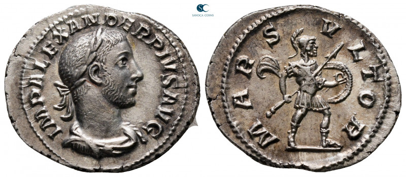 Severus Alexander AD 222-235. Rome
Denarius AR

21 mm, 2,69 g



nearly e...