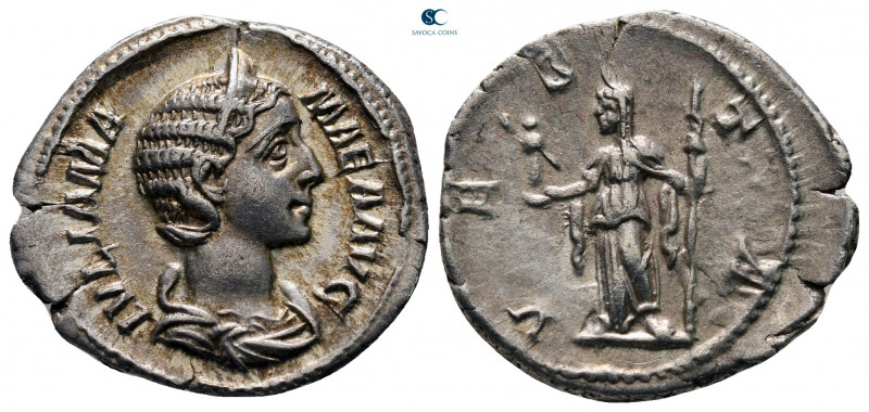 Julia Mamaea. Augusta AD 225-235. Rome
Denarius AR

21 mm, 2,81 g



very...