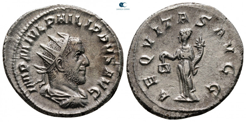 Philip I Arab AD 244-249. Rome
Antoninianus AR

24 mm, 4,42 g



very fin...