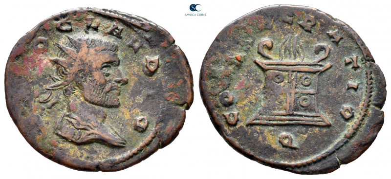 Divus Claudius II (Gothicus) AD 270. Mediolanum
Antoninianus Æ

23 mm, 2,58 g...